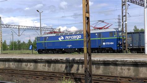 ET22 654 PKP Cargo stacja Tarnowskie Góry YouTube