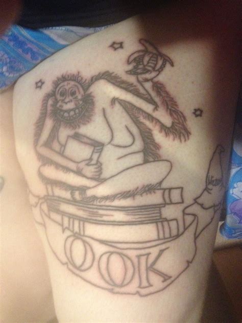 New Librarian tattoo, with bonus Death of Rats tattoo. I'm finally ...