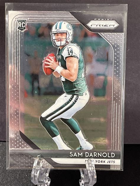 Panini Prizm Sam Darnold Rookie Rc Carolina Panthers Jets Ebay