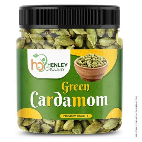 Henley Grocery Whole Green Cardamom Big Size Elaichi Jar Pack Whole