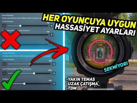 Pubg Mob Le Kontrol Ve Hassas Yet Ayarlari Youtube