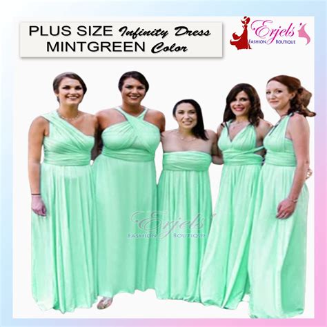 Plus Size Infinity Dress With Tube Floor Length Can Fit To 34 42