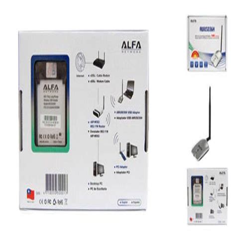 Alfa Awus H Wlan Usb Adapter Yagi Wifi Antenna Dbi Wifibooster Eu