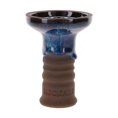 Hookain Lit Lip Stone Ware Phunnel Black Wave Shisha Phunnel