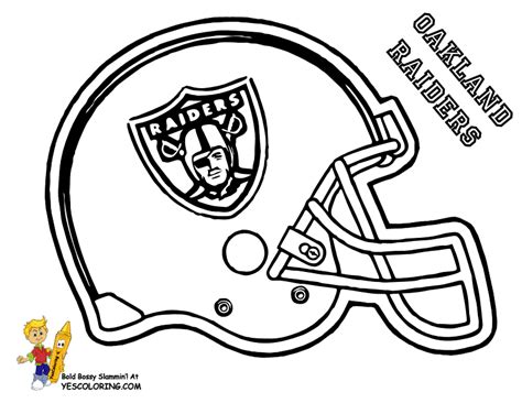 Free Printable Raiders Logo Coloring Pages