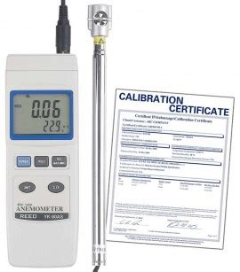 Reed Yk As Mini Vane Thermo Anemometer