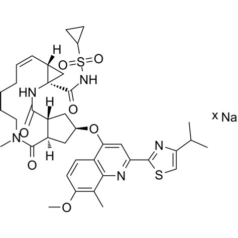 Simeprevir Sodium Tmc Sodium Hcv Ns A Inhibitor Medchemexpress