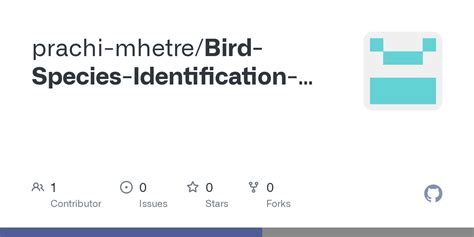 Github Prachi Mhetrebird Species Identification Using Deep Learning