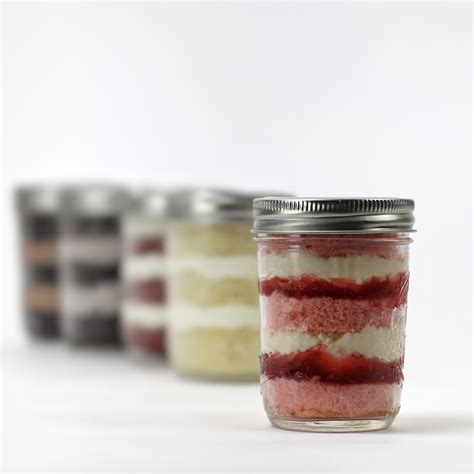 Cake Jar Set 4 Jars 8 Oz A S Exquisite Cakes