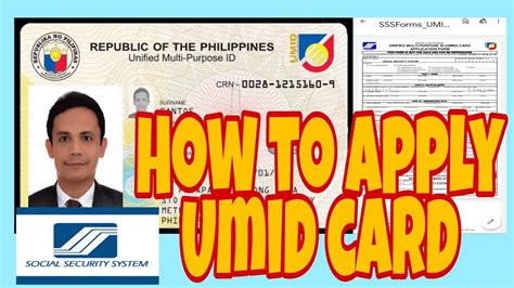 Paano Mag Apply Ng Sss Umid Card Id Youtube