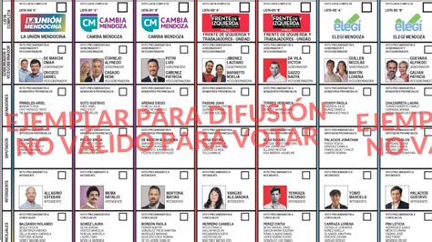 De Cara A Las Elecciones Así Son Las Boletas únicas En Cada