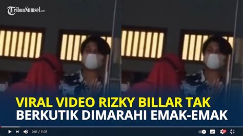 Viral Video Rizky Billar Tak Berkutik Dimarahi Emak Emak Diminta