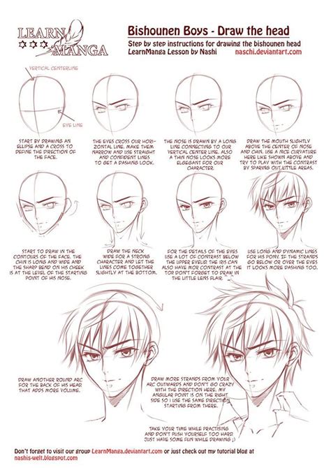 How To Draw Anime Head Step By Step For Beginners