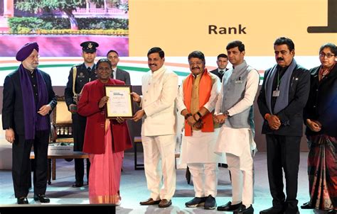 Swachh Survekshan Awards 2023 Indore Ranked India S Cleanest City For