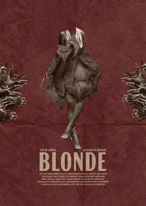 Blonde movie poster on Behance