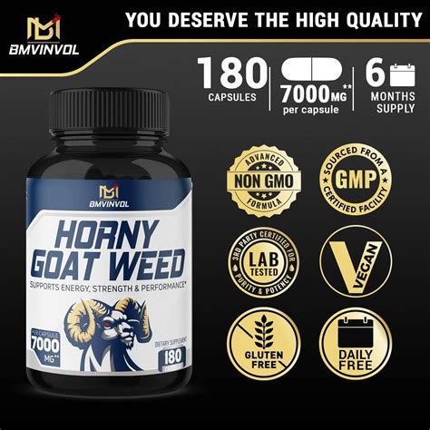 Horny Goat Weed Capsules Capsules Mg Herbal Equivalent