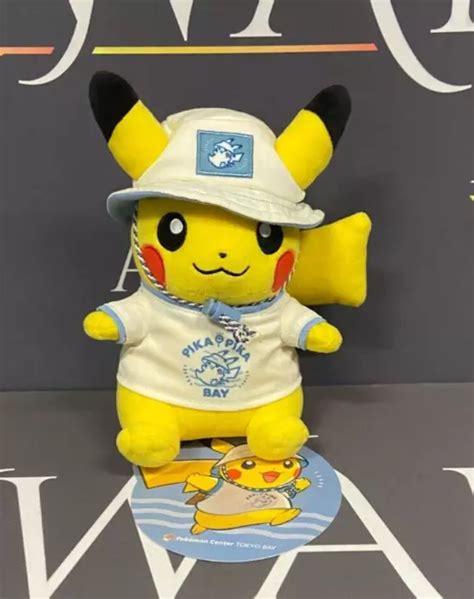 Pikachu Tokyo Bay Plush Pokemon Center Japan Plush Soft Toy New