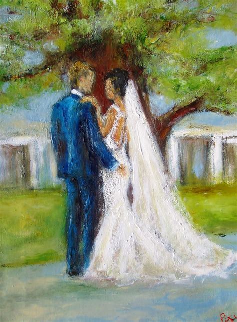 Custom Wedding Paintings From Your Photos,ideal and Affordable Wedding Gifts See Www.pixi-art ...