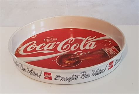 Bandeja Da Coca Cola De Lata Antiga Emo O Para Valer Mercado Livre