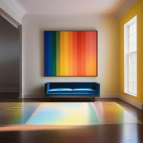 Premium Photo | Rainbow in the living room rainbow in the living room ...