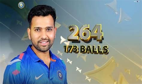 Rohit Sharma Scores 264 Runs In Odi Vs Sri Lanka