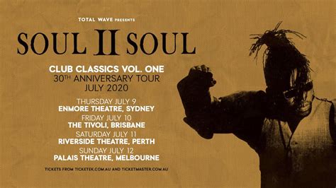 Soul Ii Soul 30th Anniversary Australian Tour July 2020 Youtube