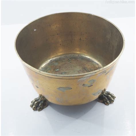 Antiques Atlas Super Heavy Georgian Cast Brass Bowl