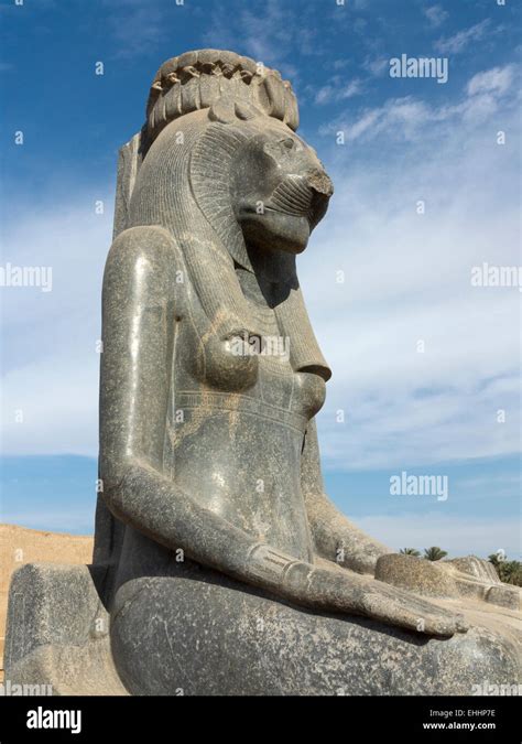 Mut In The Form Of Sekhmet In The Temple Of Mut The Great At Karnak