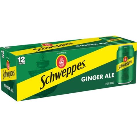 Schweppes® Ginger Ale Soda Cans 12 Pk 12 Fl Oz Ralphs