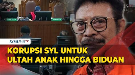 Saksi Ungkap Uang Kementan Dipakai SYL Untuk Ultah Anak Hingga Biduan