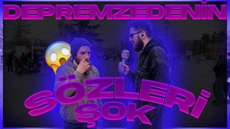 DEPREMZEDE NİN ŞOK SÖZLERİ Yırtık Mikrofon YouTube