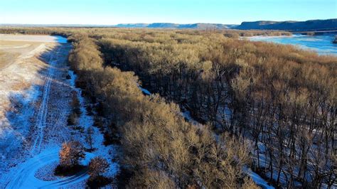 Aerial View Of Forest With Snow Free Stock Video Footage, Royalty-Free ...