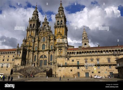 Cathedral St James In Santiago Spain Hi Res Stock Photography And