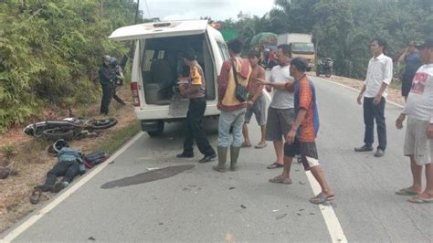 Tabrakan Maut Sepeda Motor Di Sosok Batang Tarang Satu Korban Seorang