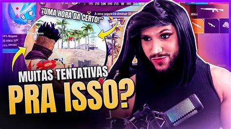 ATÉ QUE TENTAMOS MAS O FINAL FOI O MELHOR Free Fire Ninfa FF YouTube