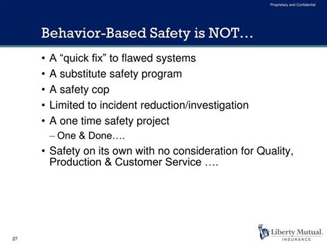 Ppt Behavior Based Safety Basics Overview Powerpoint Presentation