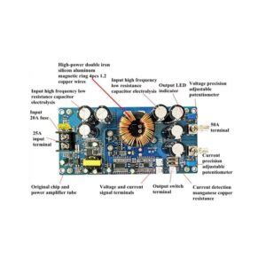 W A Dc Dc Step Down Buck Converter High Power Cv Cc Adjustable