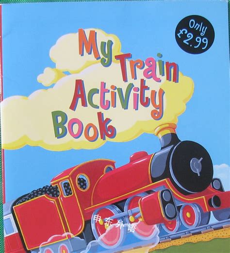 My Train Activity Book早期的读者系列儿童图书进口图书进口书原版书绘本书英文原版图书儿童纸板书外语图书