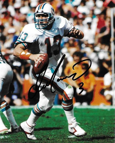 Miami Dolphins Dan Marino Signed Photo X Coa