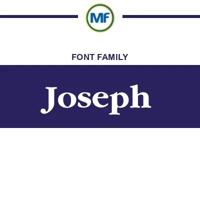 Joseph Font Family: Download Free | MaisFontes