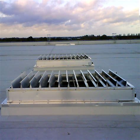 Roof Opensky Aov Louvred Smoke Natural Ventilator Powrmatic