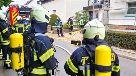 Kellerbrand in Niedersprockhövel und Landung eines