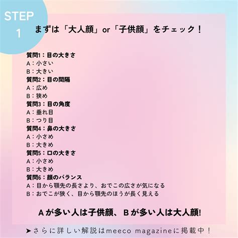 Meeco（ミーコ）公式 On Twitter 顔タイプ診断♡チェック／ 似合うメイクがみつかる 8つの顔タイプ診断®【あなたの顔