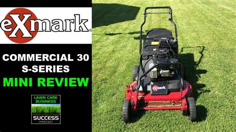 Exmark Commercial 30 S Series Mini Review After 3 Weeks 2020 Model