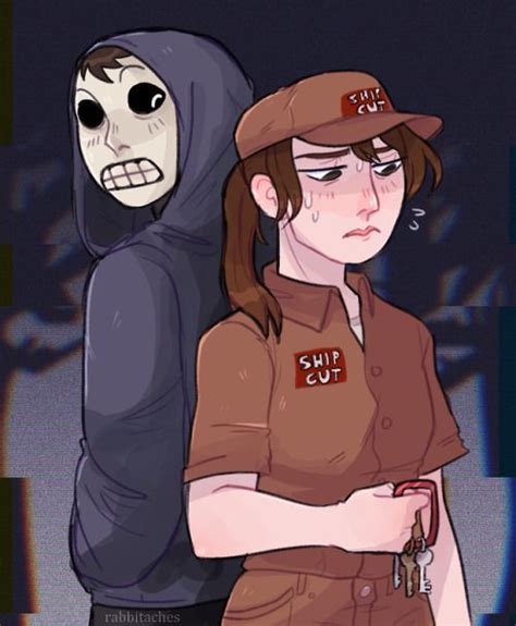 Skully And Jessica Marble Hornets Creepypasta Cute Skully Hornet