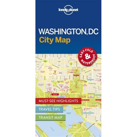 Washington Dc City Map Published By Lonely Planet