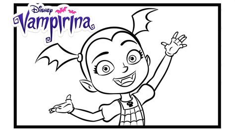 Disney Vampirina Coloring Page Free Printable Coloring Pages