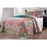 Amazon 3 Piece Fine Printed Oversize 115 X 95 Vibrant And