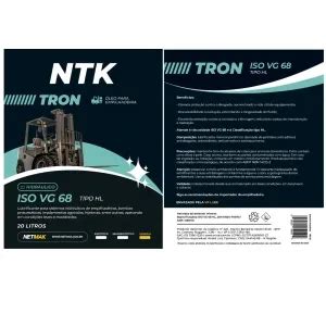 Óleo Hidráulico NTK TRON ISO VG 68 de 20L Netmak