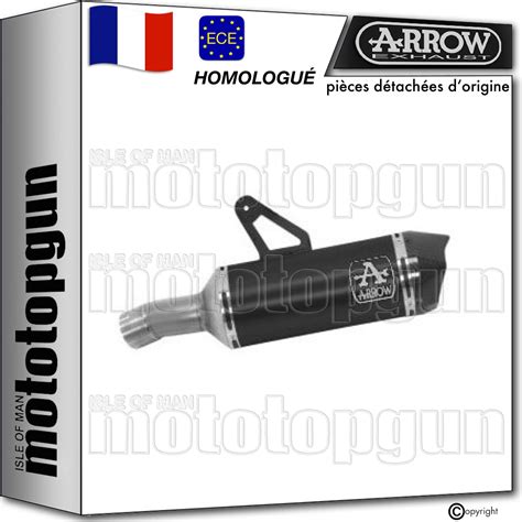 ARROW POT ECHAPPEMENT APPROUVE RACE TECH ALUMINIUM NOIR CC BMW S 1000